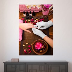 Painel Adesivo de Parede - Salão de Beleza - Manicure - 1436pn