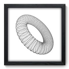 Quadro Decorativo com Moldura - Abstrato - 143qna