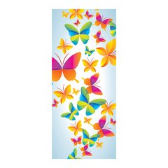Adesivo Decorativo de Porta - Borboletas - 1451cnpt na internet