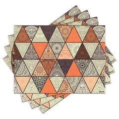Jogo Americano com 4 peças - Mandalas - 1455Jo