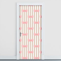 Adesivo Decorativo de Porta - Lacinhos - Infantil - 1464cnpt