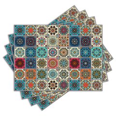 Jogo Americano com 4 peças - Mandalas - 1466Jo