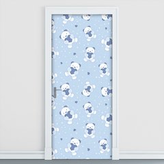 Adesivo Decorativo de Porta - Ursinhos - Infantil - 1468cnpt