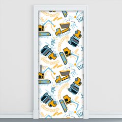 Adesivo Decorativo de Porta - Caminhão - Infantil - 1478cnpt