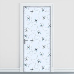 Adesivo Decorativo de Porta - Abelhas - Infantil - 1486cnpt