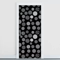 Adesivo Decorativo de Porta - Abstrato - 1504cnpt