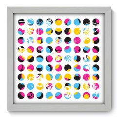 Quadro Decorativo com Moldura - Bolas - 150qna - comprar online