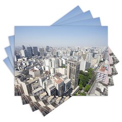 Jogo Americano com 4 peças - Cidade - Mundo - 1514Jo