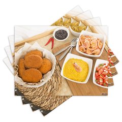 Jogo Americano com 4 peças - Acarajé - 1520Jo