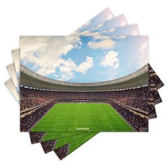 Jogo Americano com 4 peças - Estádio de Futebol - 1524Jo
