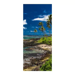 Adesivo Decorativo de Porta - Natureza - Praia - 1536cnpt na internet
