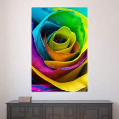 Painel Adesivo de Parede - Rosa Colorida - 1539pn