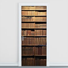 Adesivo Decorativo de Porta - Estante Livros - 1543cnpt