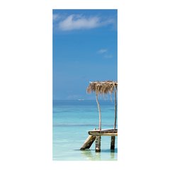 Adesivo Decorativo de Porta - Natureza - Mar - 1544cnpt na internet