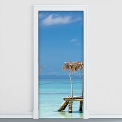 Adesivo Decorativo de Porta - Natureza - Mar - 1544cnpt