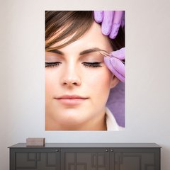 Painel Adesivo de Parede - Designer de Sobrancelha - 1551pn