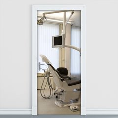 Adesivo Decorativo de Porta - Dentista - 1572cnpt