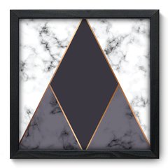 Quadro Decorativo com Moldura - Mármore - 157qna