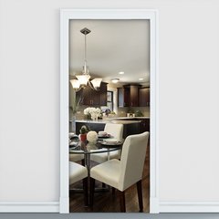 Adesivo Decorativo de Porta - Sala de Jantar - 1583cnpt