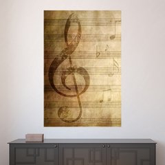 Painel Adesivo de Parede - Clave de sol - Música - 1583pn