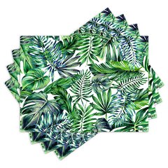 Jogo Americano com 4 peças - Folhagem - Planta - 1590Jo