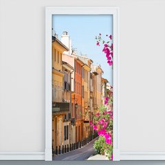 Adesivo Decorativo de Porta - Vilarejo - 1591cnpt