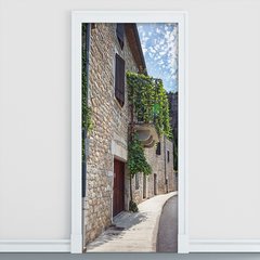 Adesivo Decorativo de Porta - Vilarejo - 1597cnpt