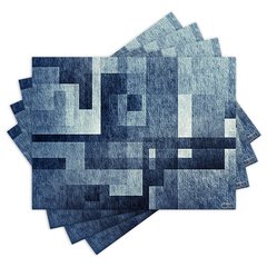 Jogo Americano com 4 peças - Abstrato - Geométrico - 1606Jo