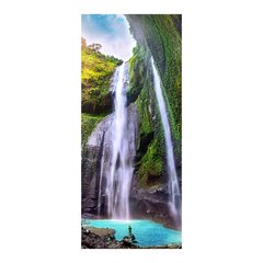 Adesivo Decorativo de Porta - Cachoeira - Natureza - 1609cnpt na internet