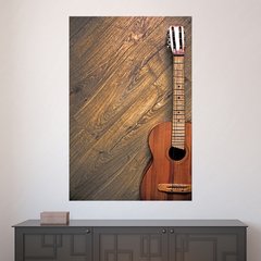 Painel Adesivo de Parede - Violão - Música - 1610pn