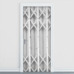 Adesivo Decorativo de Porta - Porta de Ferro - 1617cnpt