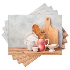 Jogo Americano com 4 peças - Utensílios de Cozinha - 1630Jo