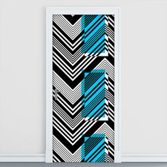 Adesivo Decorativo de Porta - Abstrato - 1641cnpt