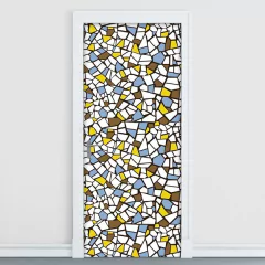 Adesivo Decorativo de Porta - Abstrato - 1643cnpt