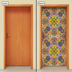 Adesivo Decorativo de Porta - Abstrato - 1647cnpt - comprar online
