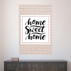 Painel Adesivo de Parede - Home Sweet Home - 1648pn