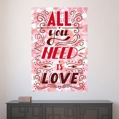 Painel Adesivo de Parede - Amor - Love - 1650pn