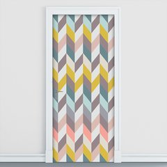 Adesivo Decorativo de Porta - Abstrato - 1661cnpt