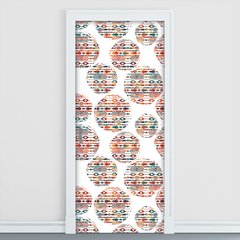 Adesivo Decorativo de Porta - Abstrato - 1662cnpt