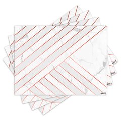 Jogo Americano com 4 peças - Abstrato - Geométrico - 1663Jo