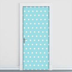Adesivo Decorativo de Porta - Estrelas - Infantil - 1669cnpt