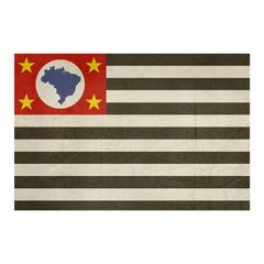 Painel Adesivo de Parede - Bandeira - São Paulo - 1690pn - comprar online