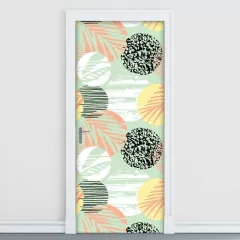 Adesivo Decorativo de Porta - Abstrato - 1691cnpt