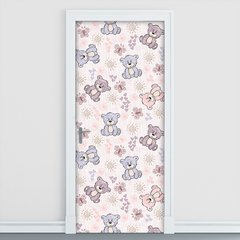 Adesivo Decorativo de Porta - Ursinhos - Infantil - 1703cnpt