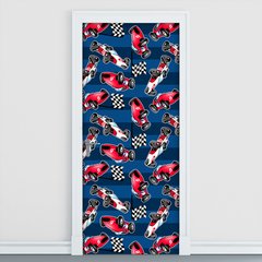 Adesivo Decorativo de Porta - Corrida - Infantil - 1711cnpt