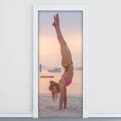 Adesivo Decorativo de Porta - Fitness - 1724cnpt