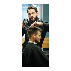 Adesivo Decorativo de Porta - Barbearia - 1726cnpt na internet
