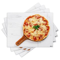 Jogo Americano com 4 peças - Pizza - 1727Jo
