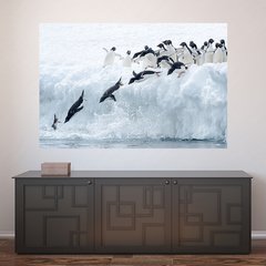 Painel Adesivo de Parede - Pinguim - Animais - 1740pn