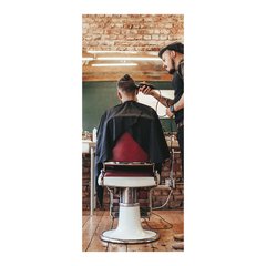 Adesivo Decorativo de Porta - Barbearia - 1744cnpt na internet